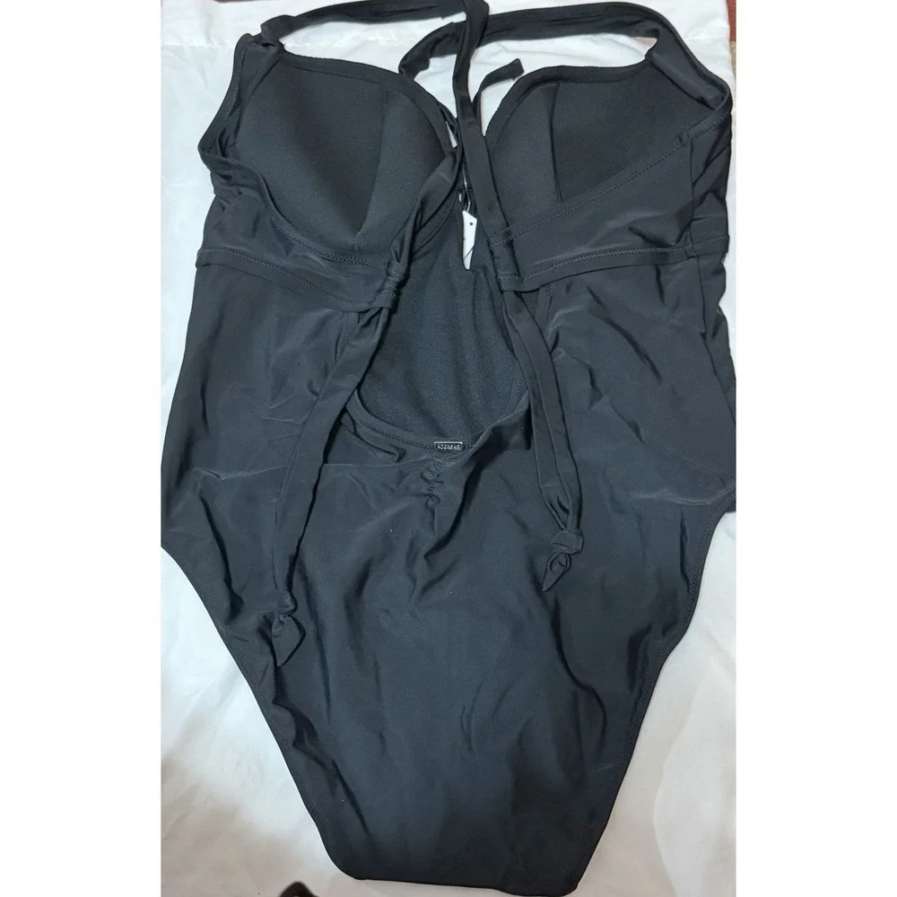 Adore Me Black One Piece Swimsuit Size 2X Swimwear, Bathing Suit, NWT